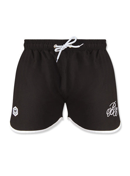 Bee Inspired Black Beach Short