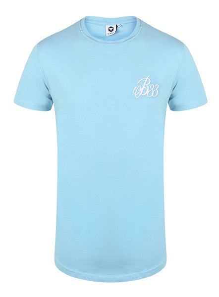 Bee Inspired B33 Blue Curve Hem Tee