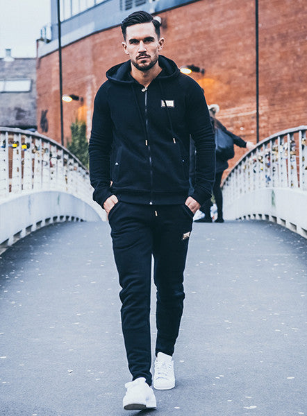 Noir Panel Hoodie