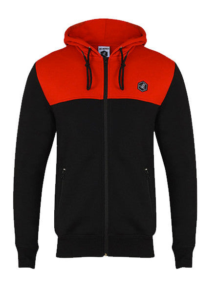 Black/Red Razor Hoodie