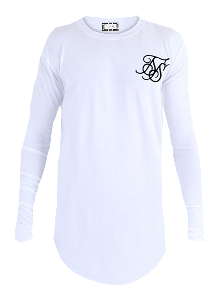 White Long Sleeve Tee