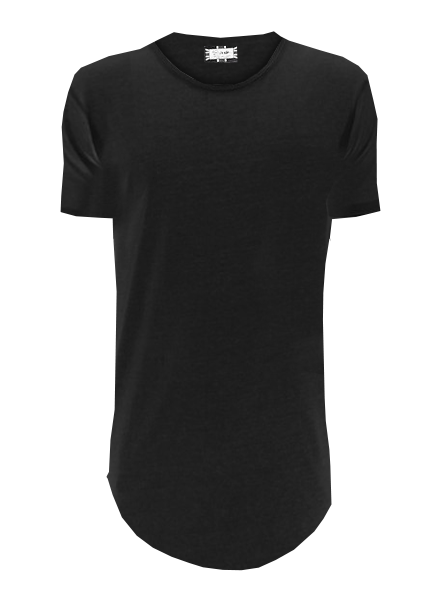 Black Reverse Logo Tee