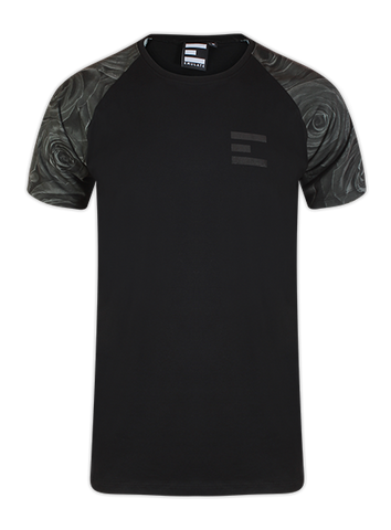 Khaki/Black Envi Raglan Tee