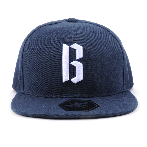 Navy B Snapback