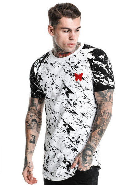White Distortion T