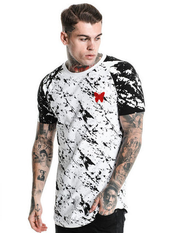 White Distortion T