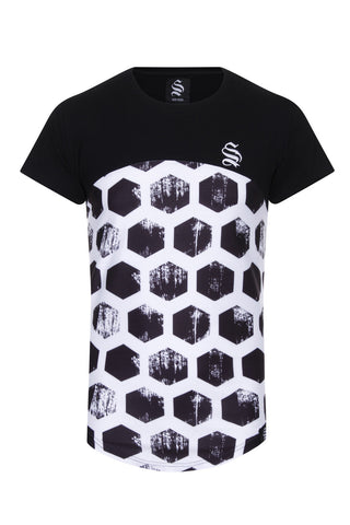 Curved Hem Hex Tee