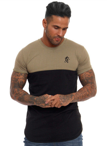 GK Khaki/Black Contrast T-Shirt