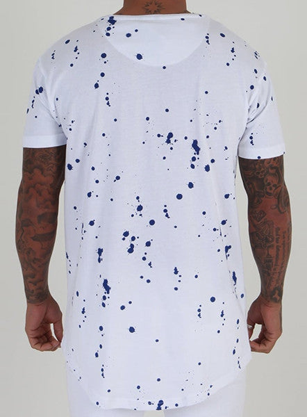 White Ink Splat Tee