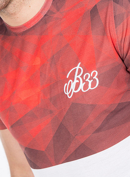 Red Geo Tee