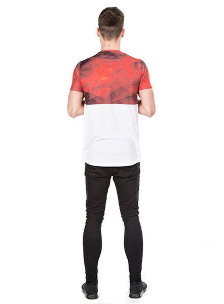 Red Geo Tee