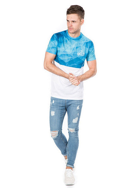 Blue Geo Tee