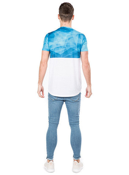 Blue Geo Tee