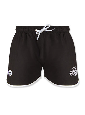 Bee Inspired Black Beach Short