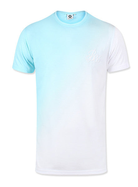 Pastel Blue Diag Tee