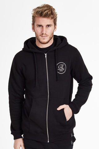 Black Zip Up Hoodie