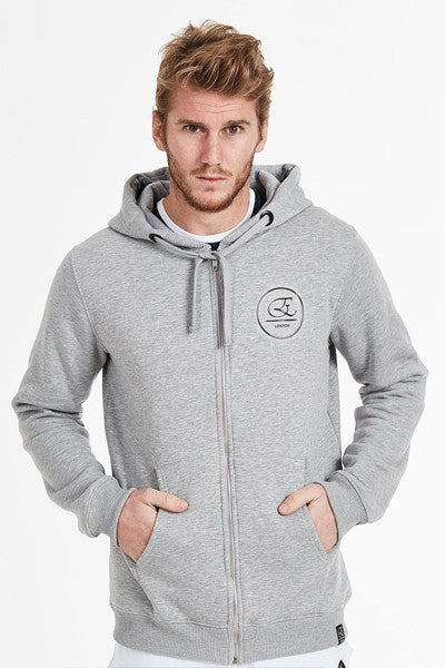 Grey Zip Up Hoodie