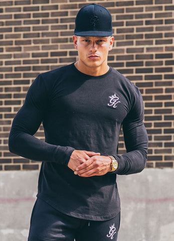 Black Long Sleeve Undergarment Tee