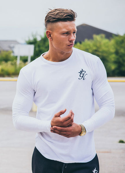 White Long Sleeve Tee