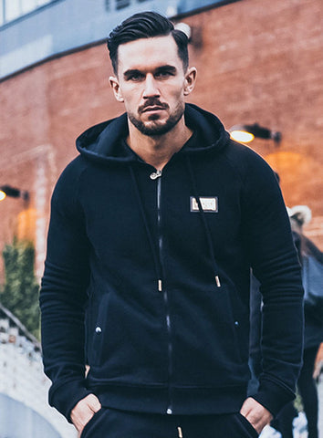 Noir Panel Hoodie