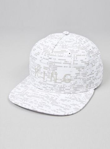 White Matrix Snapback