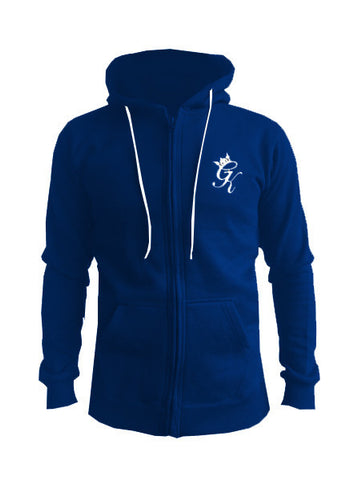 Navy Zipped Tracksuit Top