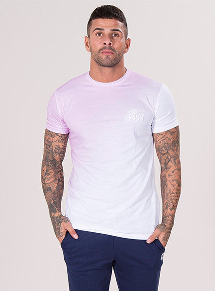 Pastel Pink Diag Tee