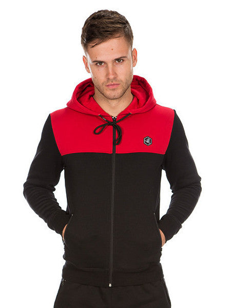 Black/Red Razor Hoodie