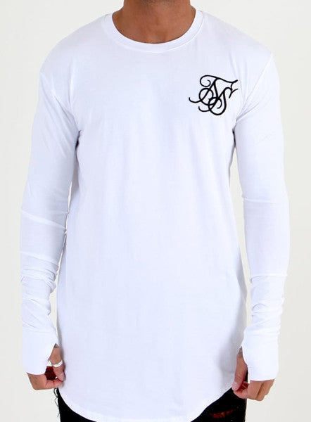 White Long Sleeve Tee