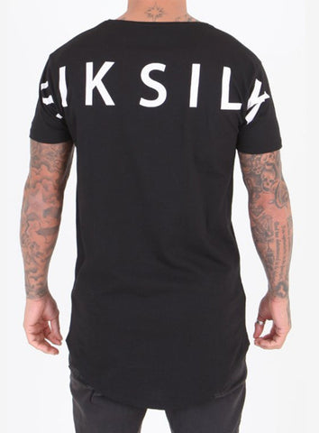 Black Reverse Logo Tee