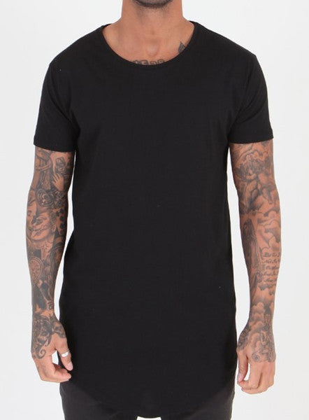 Black Reverse Logo Tee