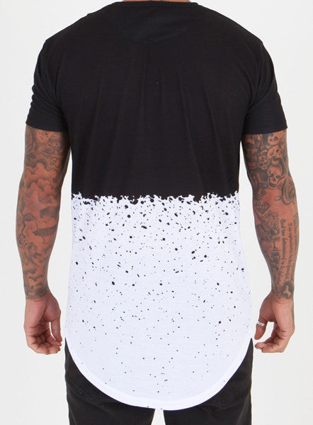 Black/White Dispersed Tee