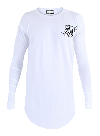 White Long Sleeve Tee