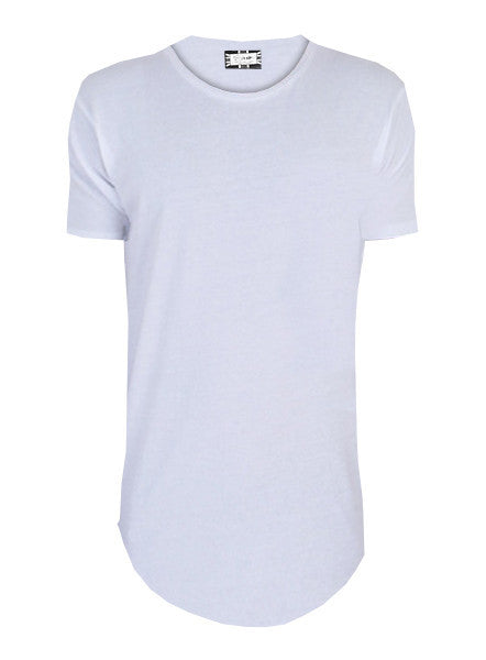White Reverse Logo Tee