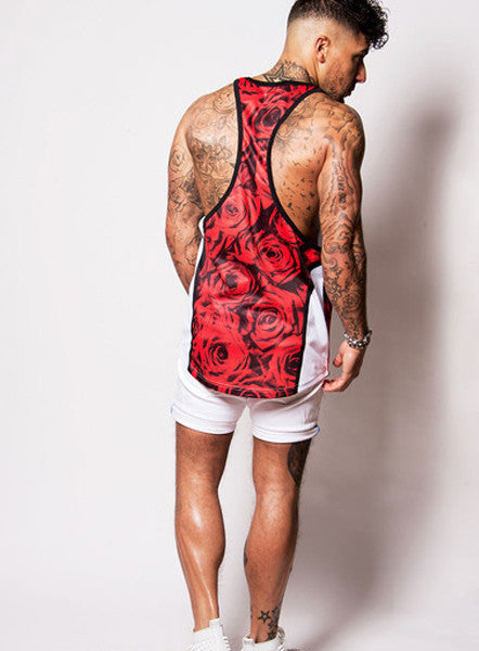 Red Rose Racerback Vest