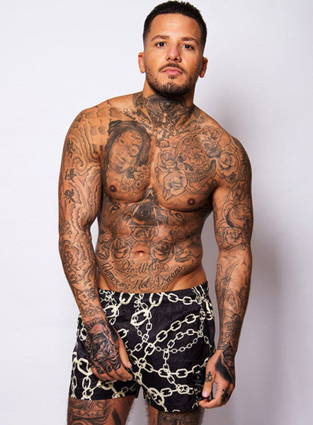 Gold Chain Swim Shorts