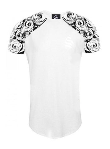 Sinners White Rose Raglan