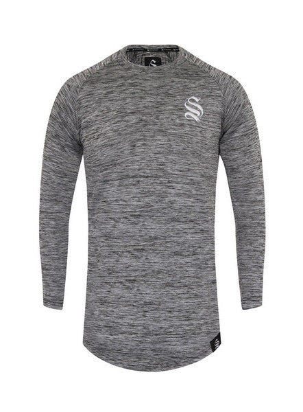 Sinners Grey L/S Tri Blend Undergarment