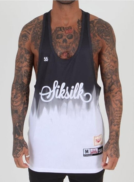 Black Dip Dye Vest