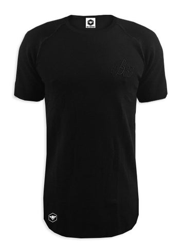 Waffle Black Tee